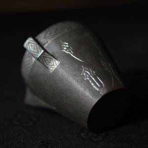 Bronze-Style Hand-Grip Teapot